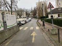Rue du Four from Quai Beaubourg