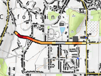 Rue du Grand Passage von Colfontaine