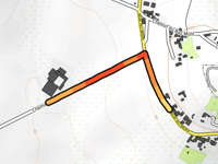 Rue du Mont via Chemin de la Billebacq