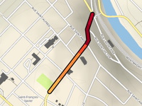 Rue Fraserville from Rivière-du-Loup