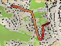 Rue Jacques Jarnieux von Couzon au Mont d'Or