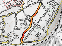 Rue Joseph Dandoy przez Rue Joseph Dandoy