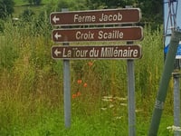 La Croix Scaille von Willerzie über Rue Marotelle