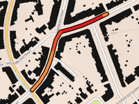 Rue Saint-Nicolas via Rue de Heembeek