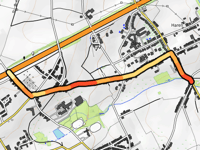 Rue Visé - Voie depuis Plein de Haren