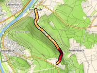 Ruhäcker z Steinbach przez Mariabuchen
