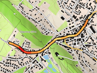 Ruhlaer Strasse von Waltershausen