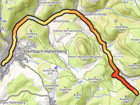 Ruppberg von Steinbach-Hallenberg über Oberschönau