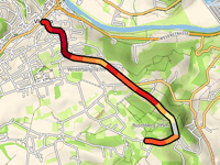 Ruschberg da Vlotho via Roter Weg
