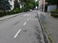 Saarstrasse über Pintepützstrasse