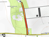 Saelhuyser Berg da Wanderparkplatz Schaephuysener Berg