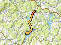 Saint-Hilaire-les-Courbes da Lac des Bariousses