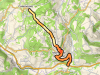 Route de Caseneuve da La Bégude