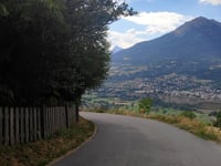 Saint Sauveur from Saint André d'Embrun