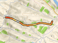 Saint Soulan przez Route de Combis