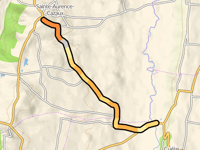 Sainte Aurence Cazaux from Les Granges