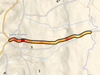 Sainte Aurence Cazaux via Trouille