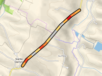 Sainte-Gemme via Route de Montfort