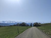 Sainte Marie du Mont vanuit La Palud
