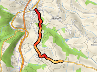 Salita di Bagnolo-Cantagallo da Tavarnuzze