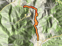 Salita di Cittareale da Collicelle