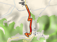 Salita di Cortiglione desde Crociera