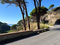 Salita di Piano Torre vanuit San Saba