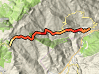 Salita di Pietransieri desde Ateleta