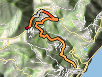 Salita di Voiandes da Strada delle Fora