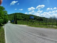Salita di Coltibuono from La Villa