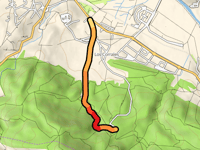 San Juan del Monte von Miranda de Ebro über Vetedero