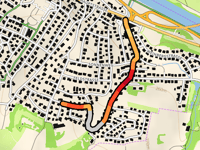 Sandäckerstrasse via Röthelbachweg