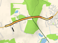 Sandbjergvej von Øster Sandbjerg