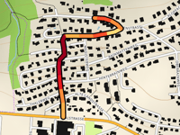 Sandgrubenstrasse über Vogelsmattstrasse