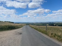 Sandpits Down via Rooksnest Lane