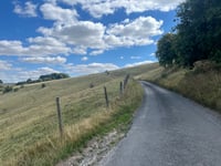 Sandpits Down via Rooksnest Lane