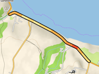 Sandsend Road z Sandsend