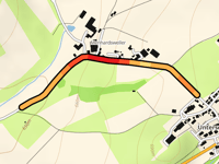 Sankt Gallus Strasse via Menhardsweiler