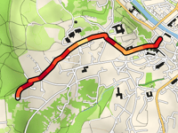 Sankt-Getreu-Strasse über Michelsberg