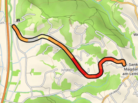 Sankt Magdalena am Lemberg von Unterbuch über Jungbergweg