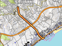 Sant Andreu de Llavaneres desde Port del Balís