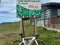 Sant Martí Sacalm depuis Amer