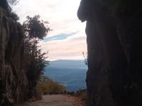 Santuari de la Mare de Déu de Bellmunt from Sant Pere de Torelló