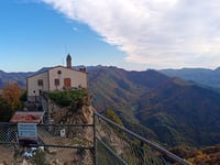 Santuari de la Mare de Déu de Bellmunt from Sant Pere de Torelló