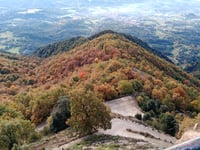 Santuari de la Mare de Déu de Bellmunt from Sant Pere de Torelló