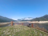 Santuari de la Mare de Déu del Coll d'Osor da Embalse de Susqueda