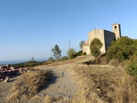 Santuari de la Mare de Déu dels Munts from Santa Creu de Jutglar