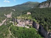 Santuario de Santa María de Montgrony depuis Gombrèn