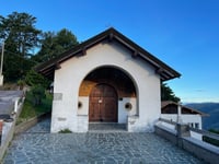 Santuario di Santa Rita / Capanna CAO desde Como