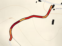Sarrat de la Lie über Route de Pailhas